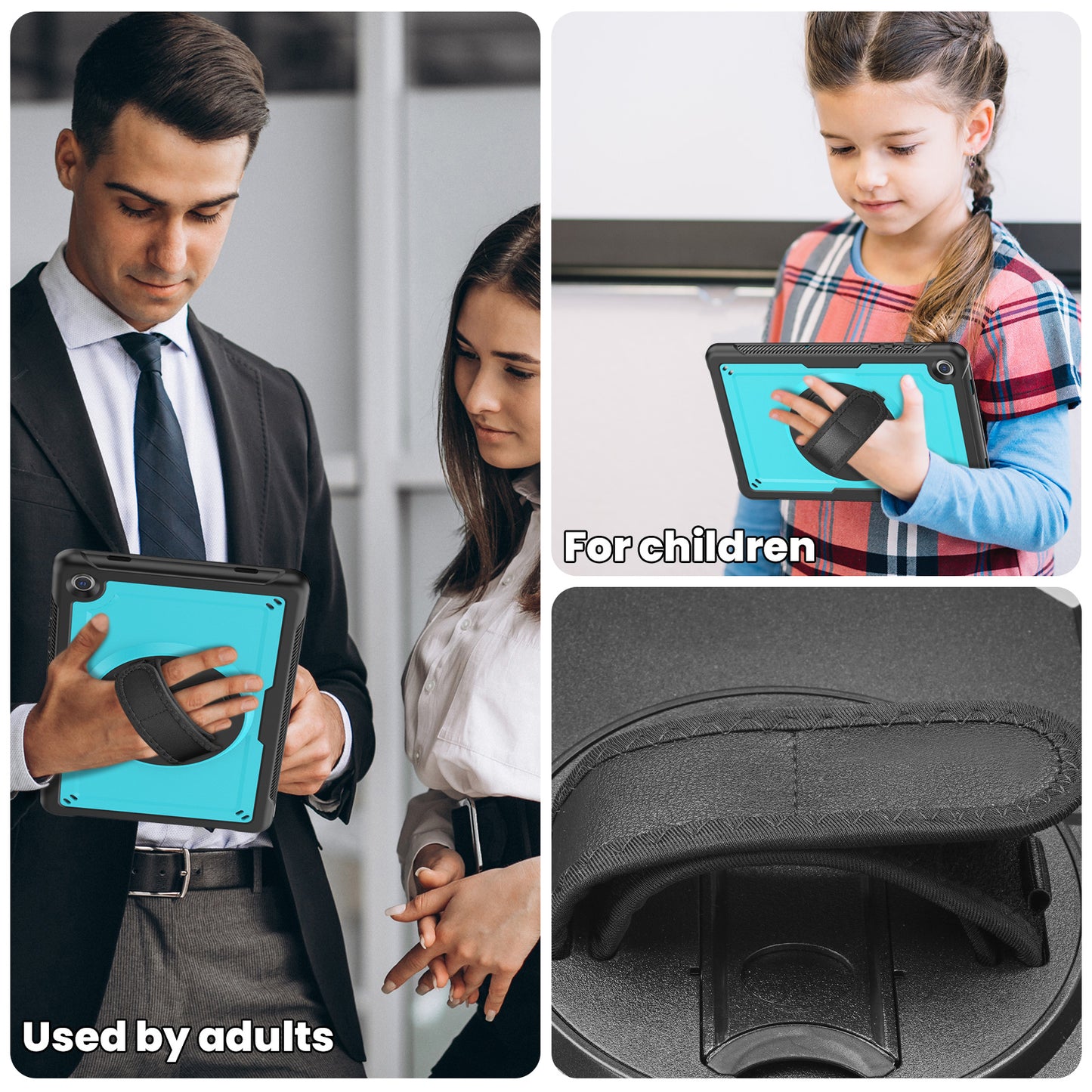 honeycomb-hand-holder-galaxy-tab-a11-plus-case-rotating-stand_7