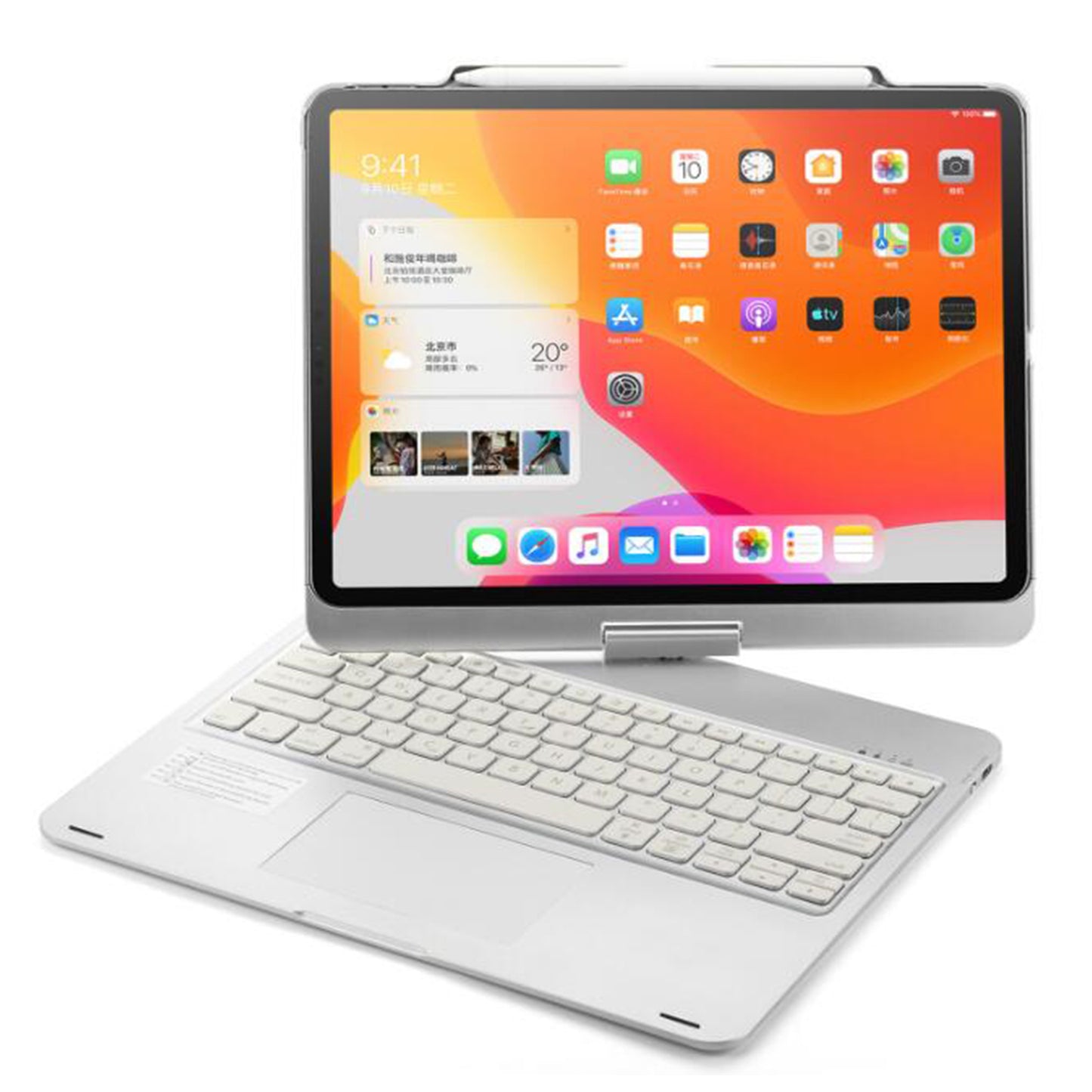 pencil-holder-clamshell-rotating-stand-ipad-pro-11-2018-keyboard-case_3