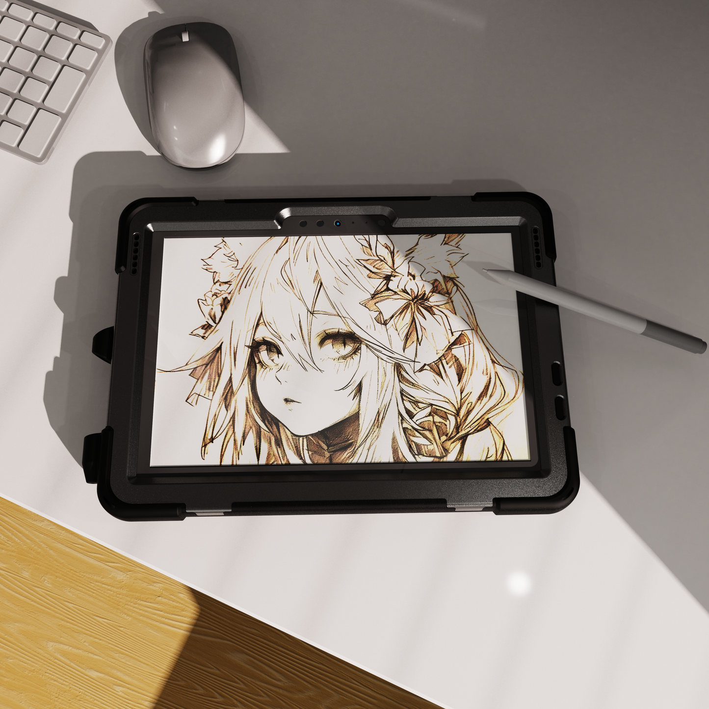 Pirate Box Surface Go 2018 Military-grade Drop Protection Cover