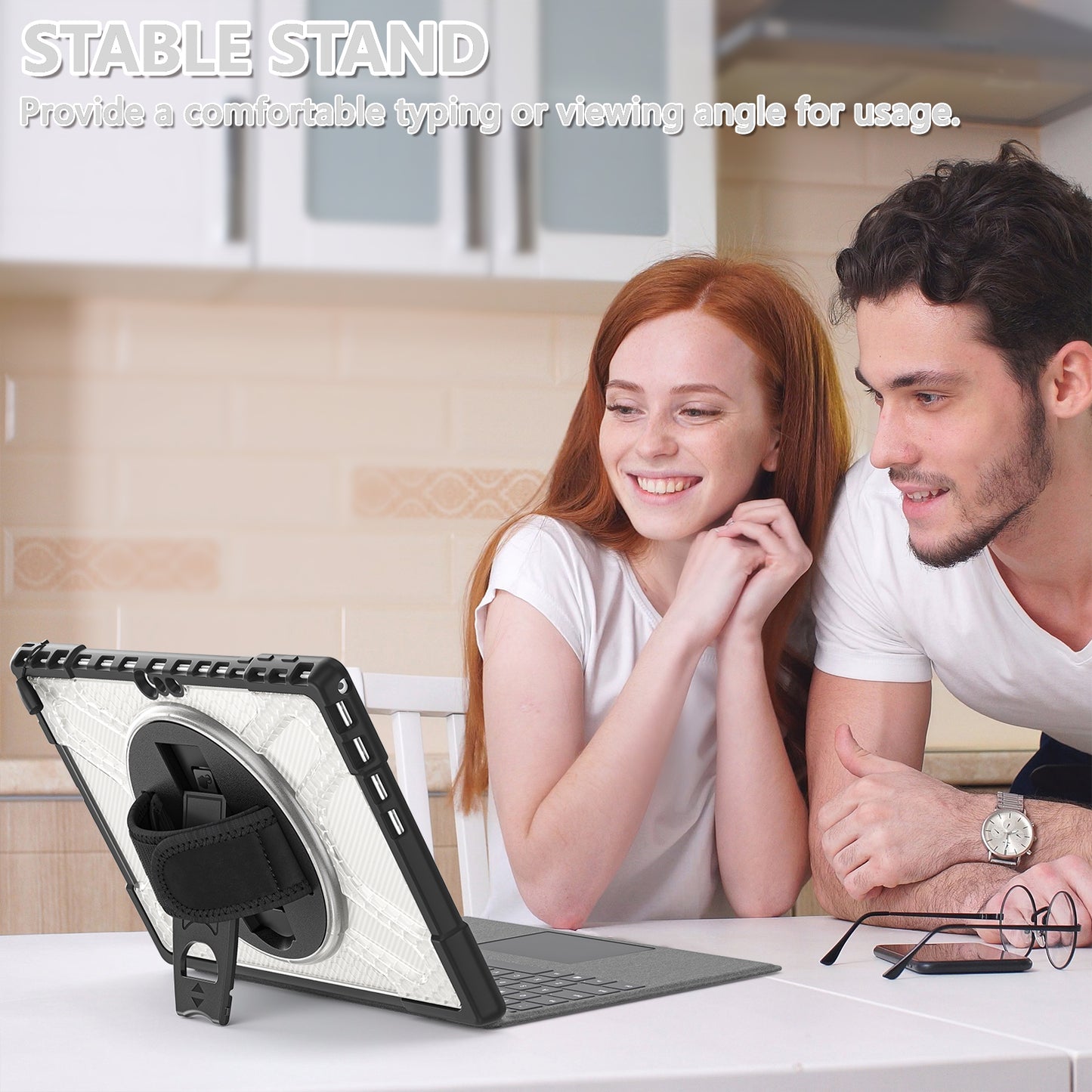 Pirate King Surface Pro 7 Plus Case Heavy Duty Hybrid Protection