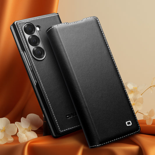 qialion-wallet-stand-real-crow-galaxy-z-fold6-leather-case_1