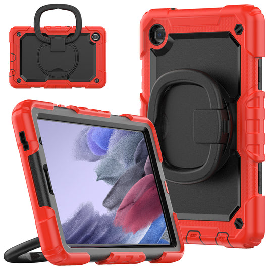 Tough Box Shoulder Strap Galaxy Tab A7 Lite Case Hook Rotating Stand