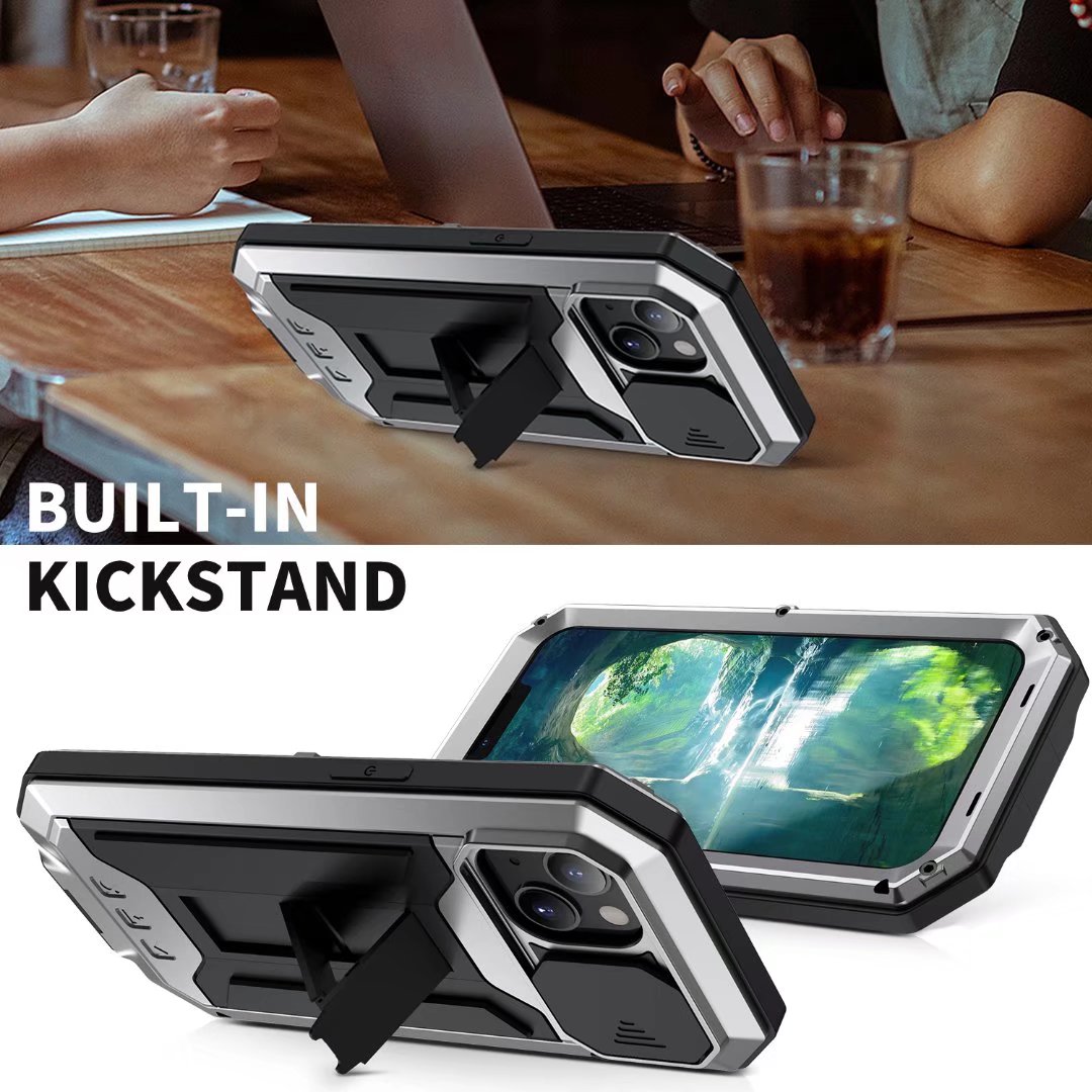 Apple iPhone 13 Case Metal Lens Protection 3-Defenses V2.0