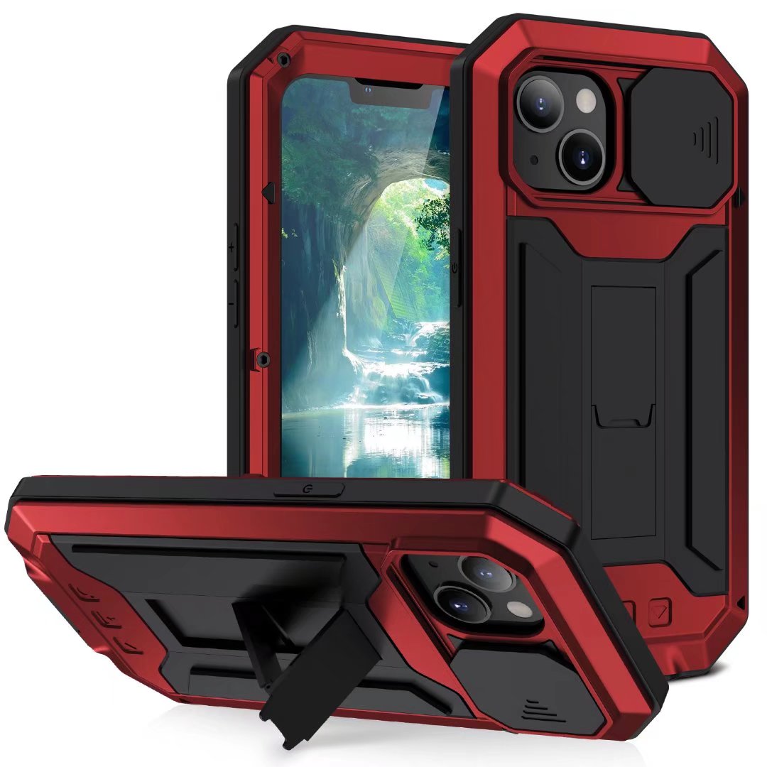 Apple iPhone 13 Case Metal Lens Protection 3-Defenses V2.0