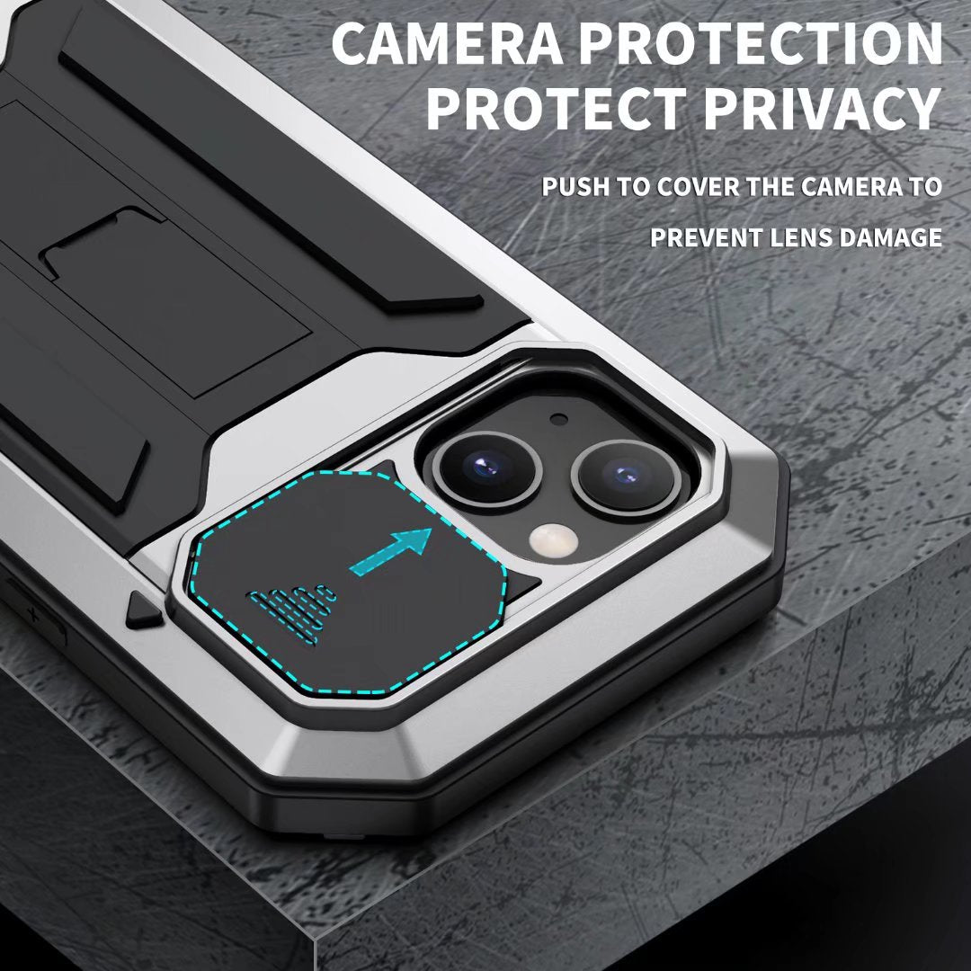 Apple iPhone 13 Case Metal Lens Protection 3-Defenses V2.0