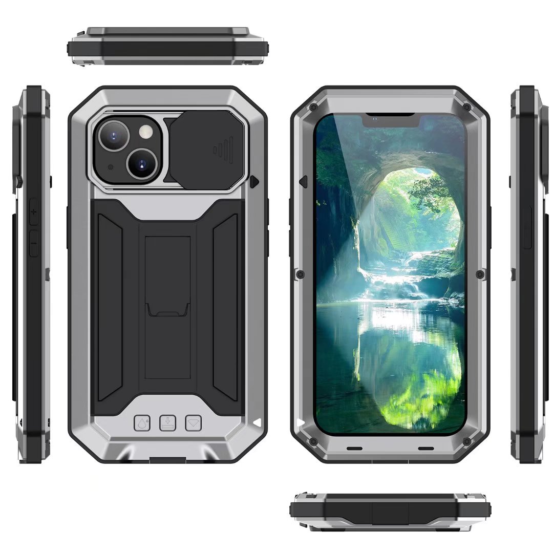 Apple iPhone 13 Case Metal Lens Protection 3-Defenses V2.0