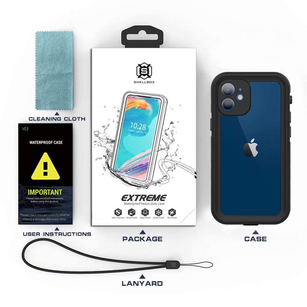 Apple iPhone 12 Case Waterproof Burst Slim Full Protection