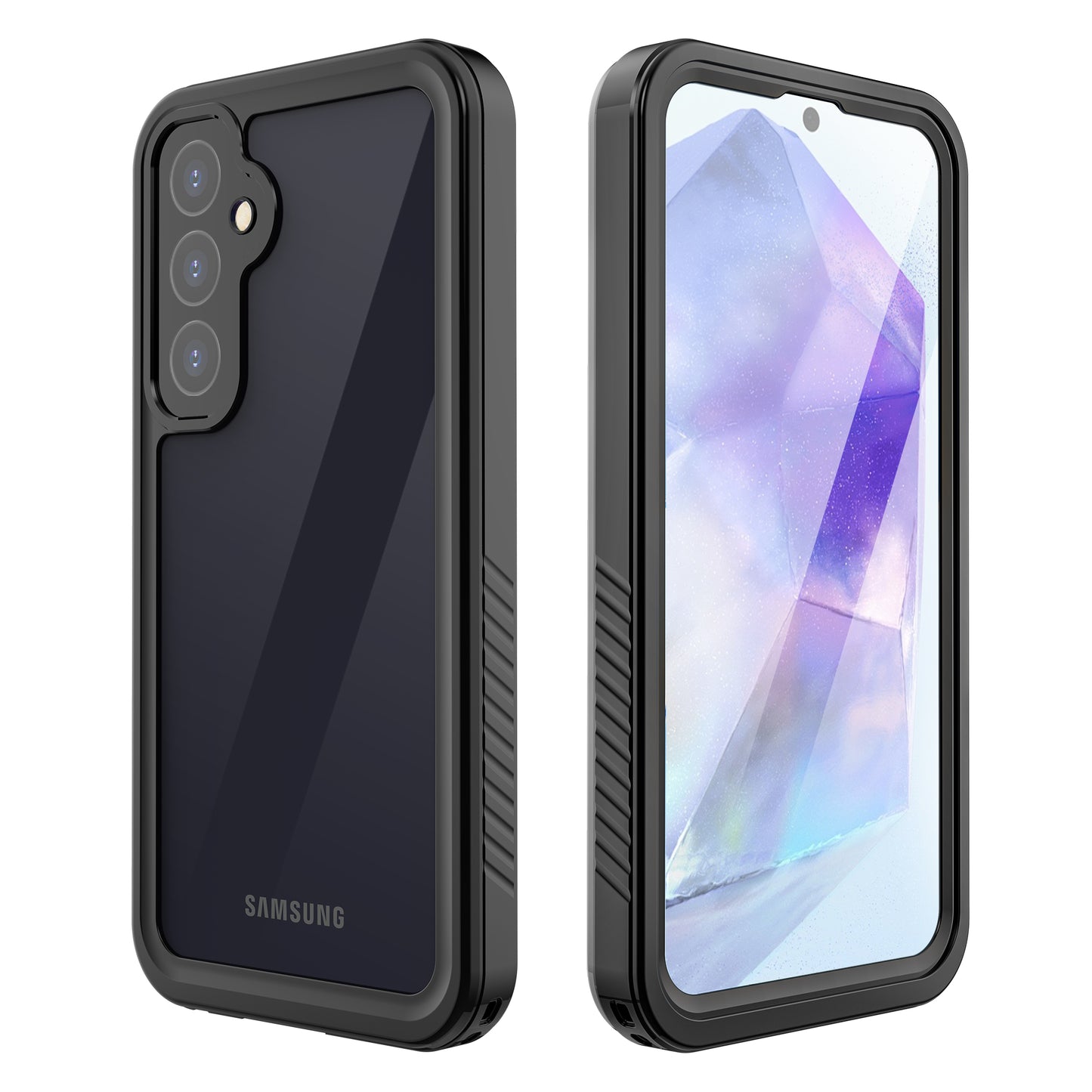 Samsung Galaxy A55 Case Waterproof Twill Crystal Full Protection