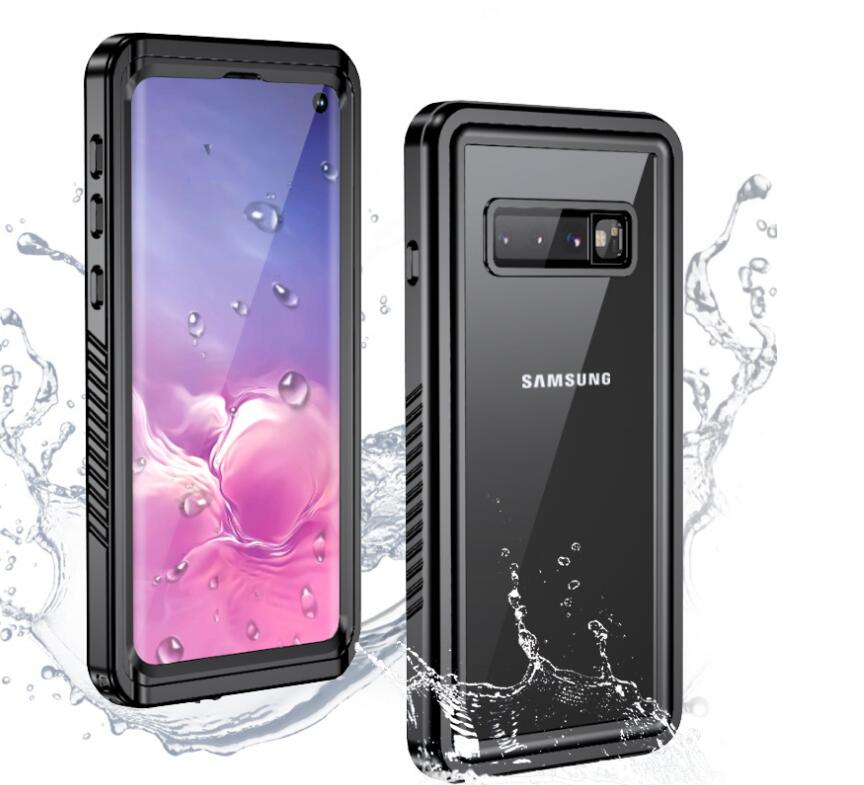 Samsung Galaxy S10 Case Waterproof Twill Crystal Full Protection