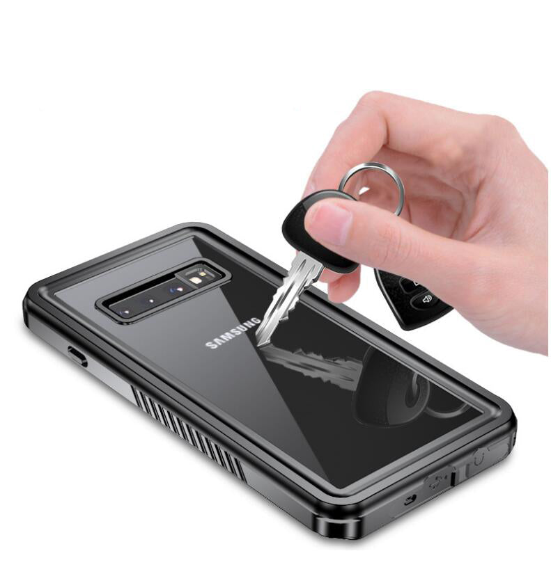 Samsung Galaxy S10 Case Waterproof Twill Crystal Full Protection