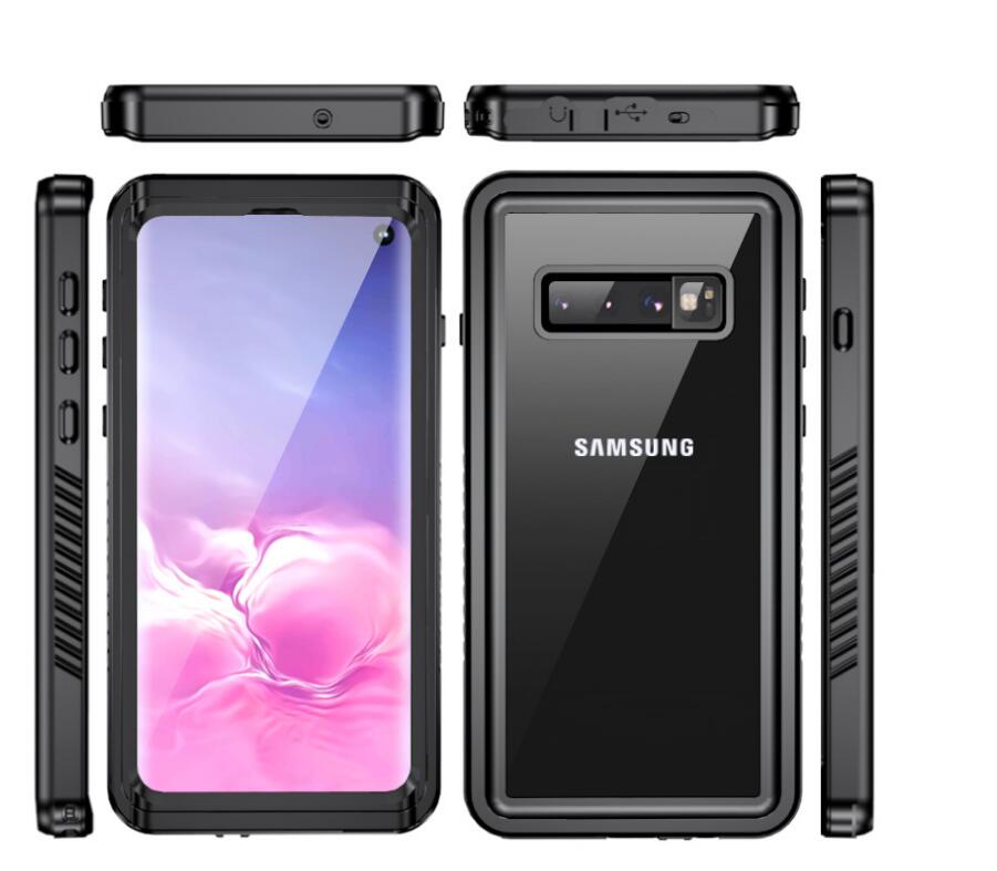 Samsung Galaxy S10 Case Waterproof Twill Crystal Full Protection