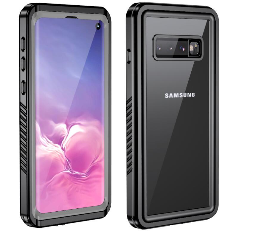 Samsung Galaxy S10 Case Waterproof Twill Crystal Full Protection