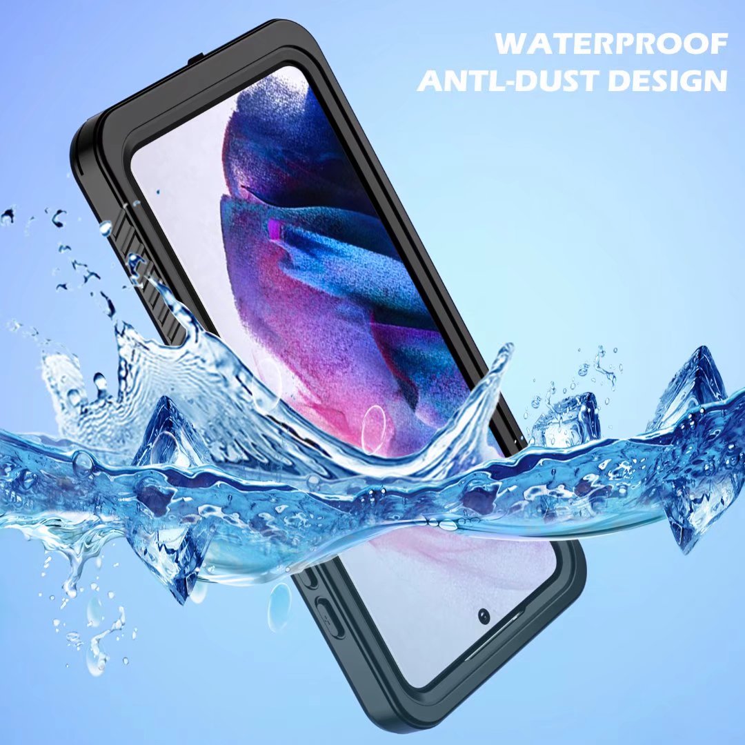 Samsung Galaxy S21 FE Case Waterproof Twill Crystal Full Protection