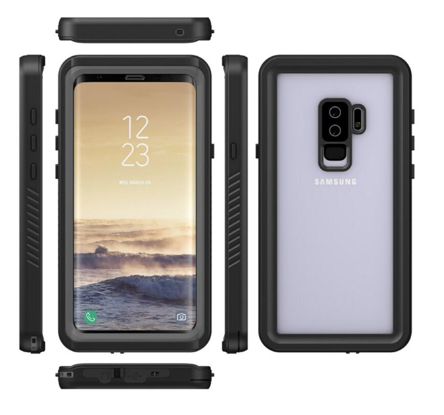 Samsung Galaxy S9 Plus Case Waterproof Twill Crystal Full Protection