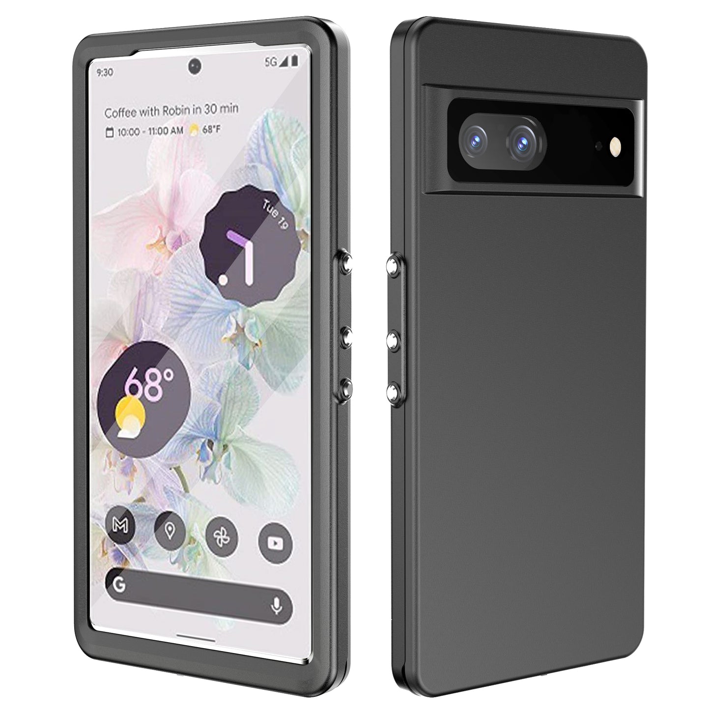 Google Pixel 7 Case Waterproof Twill Crystal Full Protection