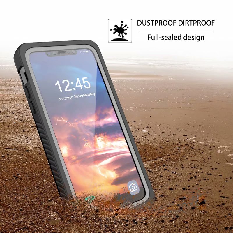 Apple iPhone 11 Pro Max Case Waterproof Twill Crystal Full Protection