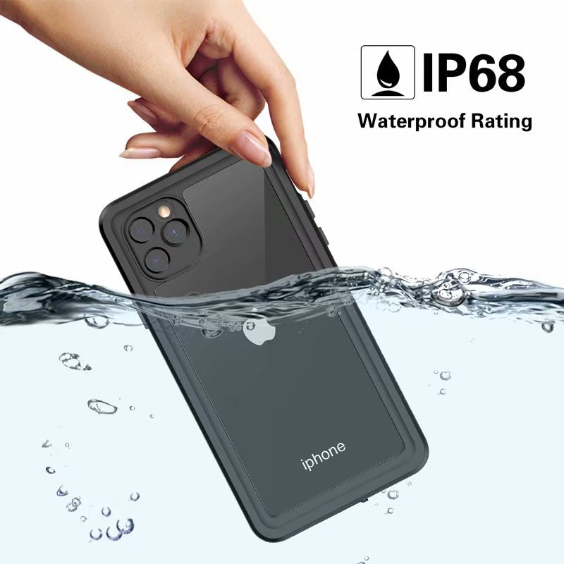 Apple iPhone 11 Pro Max Case Waterproof Twill Crystal Full Protection