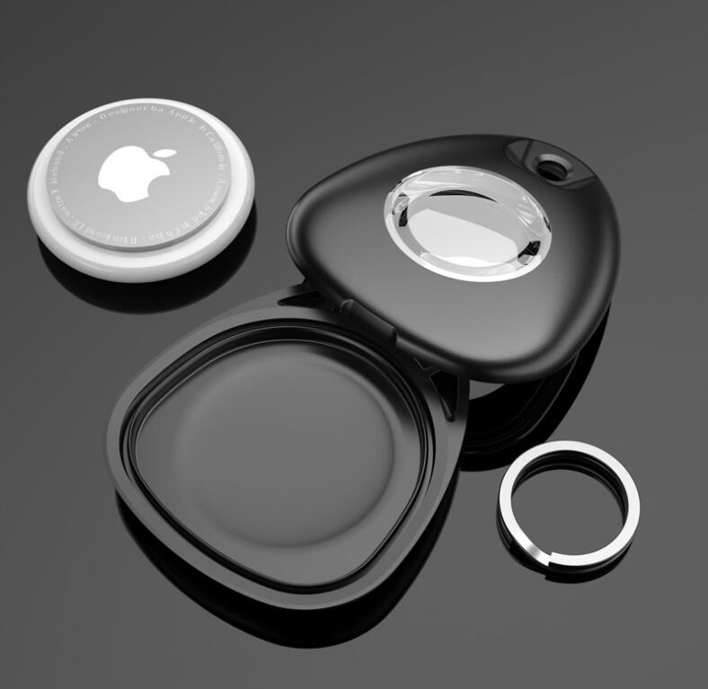 Anti-lost Portable Waterproof Airtag Case with Ring Holder