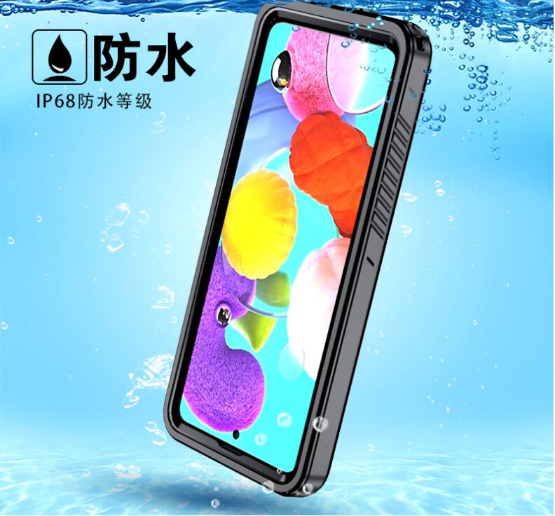 Samsung Galaxy A51 Case Waterproof 4 in 1 Clear IP68 Certification Full Protection