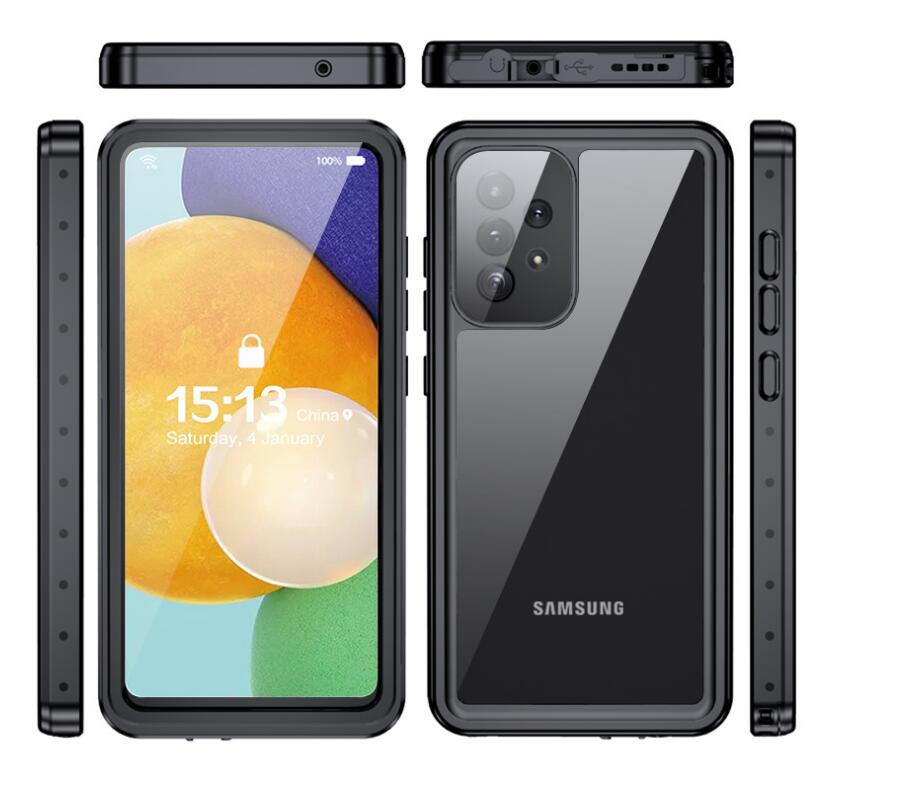 Samsung Galaxy A52 Case Waterproof 4 in 1 Clear IP68 Certification Full Protection