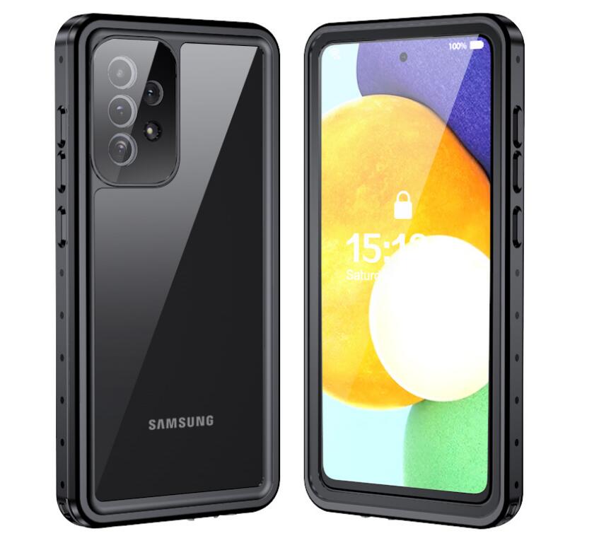 Samsung Galaxy A52s Edge Case Waterproof 4 in 1 Clear IP68 Certification Full Protection
