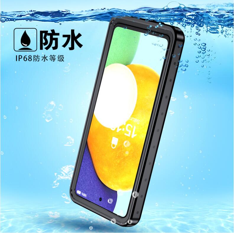 Samsung Galaxy A52s Edge Case Waterproof 4 in 1 Clear IP68 Certification Full Protection