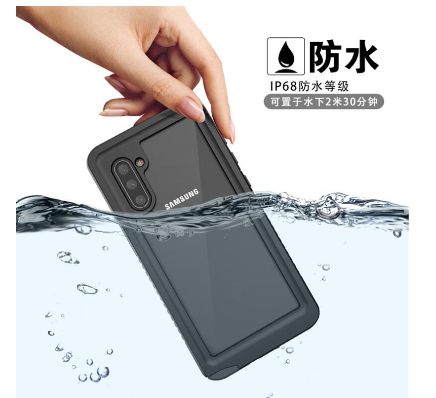 Samsung Galaxy Note10 Case Waterproof 4 in 1 Clear IP68 Certification Full Protection