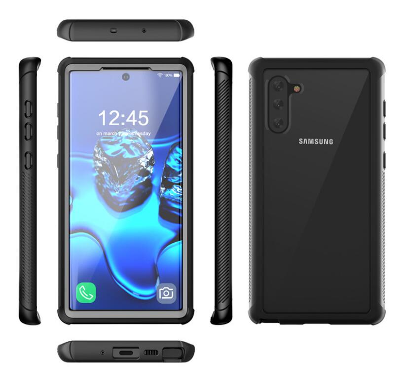 Samsung Galaxy Note10 Case Rugged 6.6ft Multi-layer Defense Built-in Screen Protector