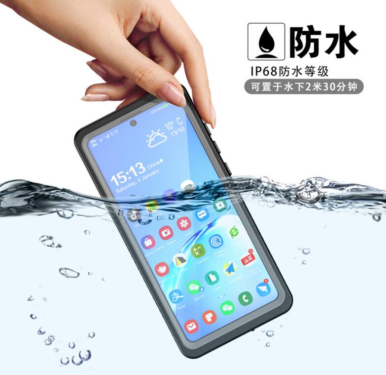 Samsung Galaxy Note20 Case Waterproof 4 in 1 Clear IP68 Certification Full Protection