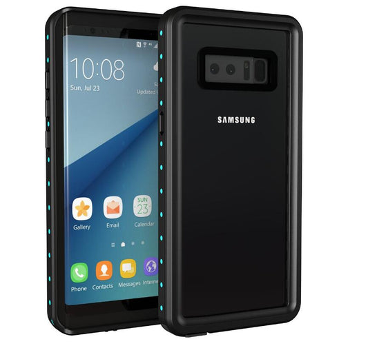 Samsung Galaxy Note8 Case Waterproof IP68 Clear Full Protection Built-in Screen Protector