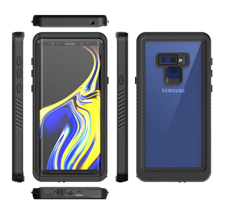 Samsung Galaxy Note9 Case Waterproof 4 in 1 Clear IP68 Certification Full Protection