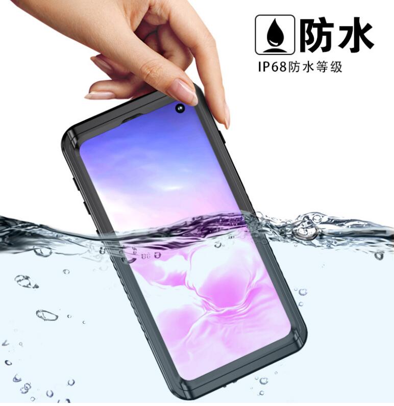 Samsung Galaxy S10 Case Waterproof 4 in 1 Clear IP68 Certification Full Protection