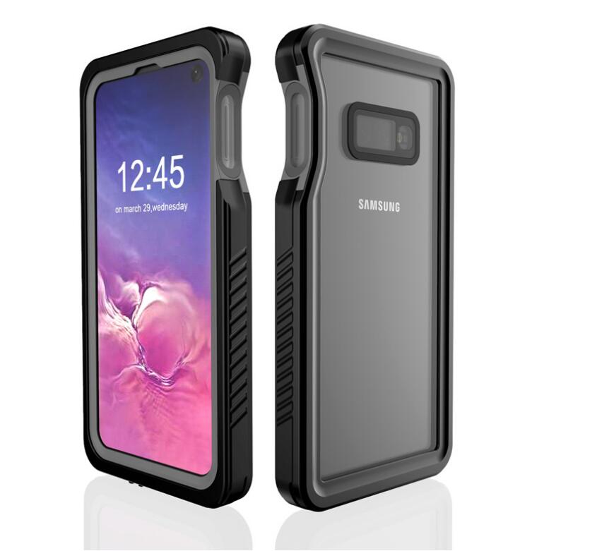 Samsung Galaxy S10e Case Waterproof 4 in 1 Clear IP68 Certification Full Protection
