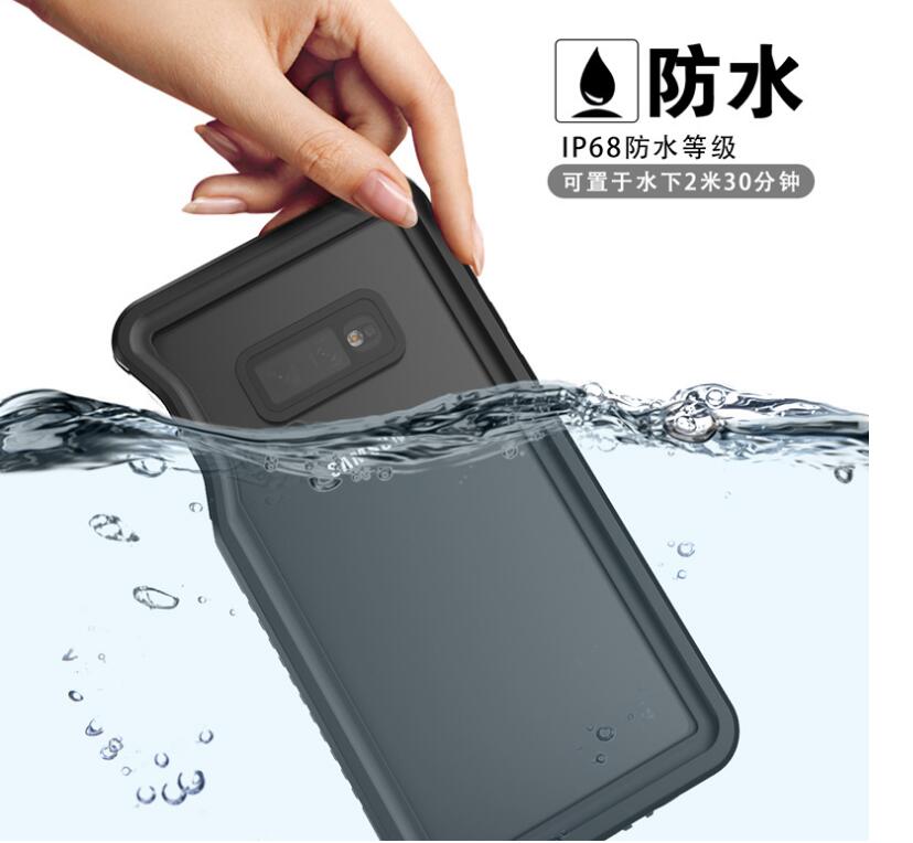 Samsung Galaxy S10e Case Waterproof 4 in 1 Clear IP68 Certification Full Protection