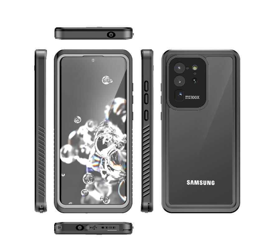 Samsung Galaxy S20 Ultra Case Waterproof 4 in 1 Clear IP68 Certification Full Protection