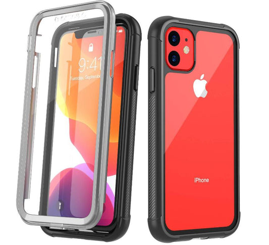 Apple iPhone 11 Case Rugged 6.6ft Multi-layer Defense Built-in Screen Protector