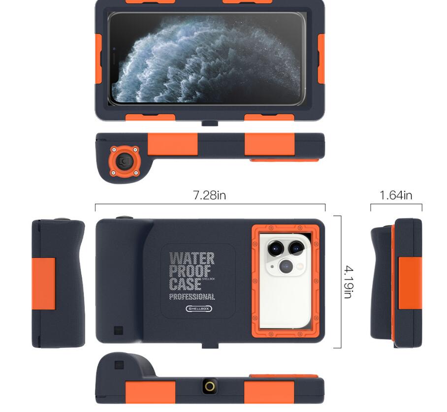 Apple iPhone 6 6S Plus Case Waterproof Profession Diving 15 Meters Take Photos Videos V.1.0