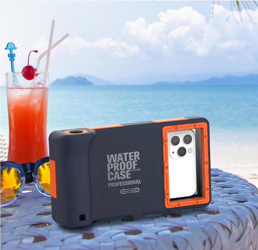 Apple iPhone 14 Pro Case Waterproof Profession Diving 15 Meters Take Photos Videos V.1.0