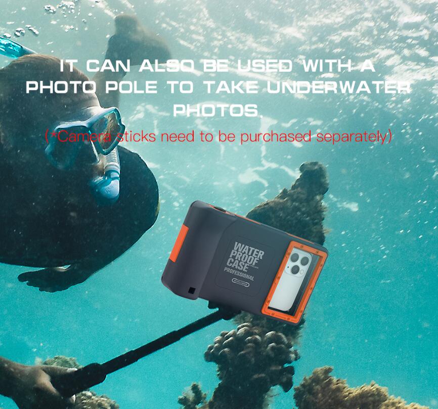 Apple iPhone 13 Pro Max Case Waterproof Profession Diving 15 Meters Take Photos Videos V.1.0