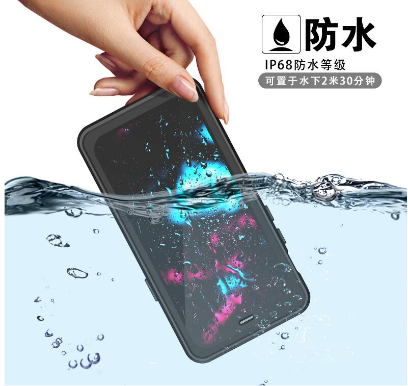 Apple iPhone 12 Mini Case Waterproof IP68 Clear Full Protection Built-in Screen Protector