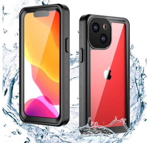 Apple iPhone 13 Mini Case Waterproof IP68 Clear Full Protection Built-in Screen Protector