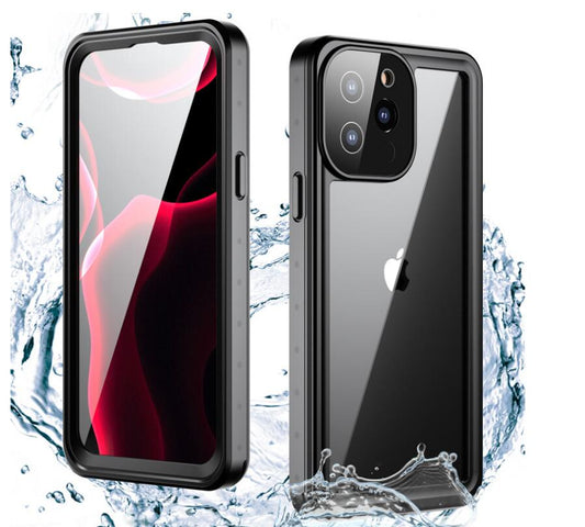 Apple iPhone 13 Pro Max Case Waterproof IP68 Clear Full Protection Built-in Screen Protector