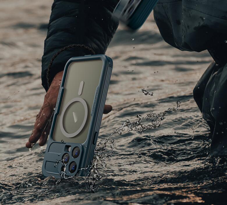 Apple iPhone 14 Pro Max Case Waterproof Magsafe IP68 2 Meters Shockproof PC PET TPU