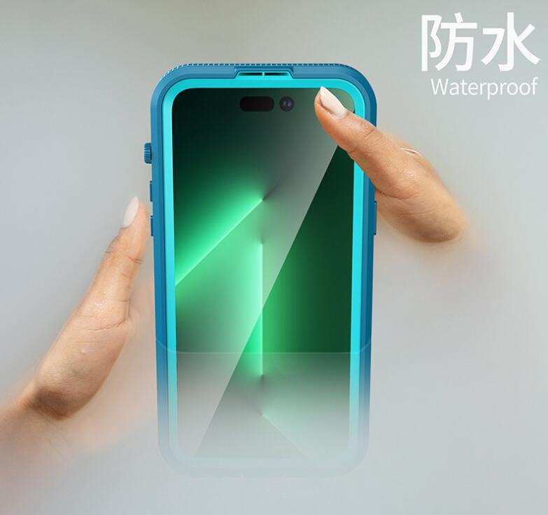 Apple iPhone 14 Pro Max Case Waterproof Magsafe IP68 2 Meters Shockproof PC PET TPU