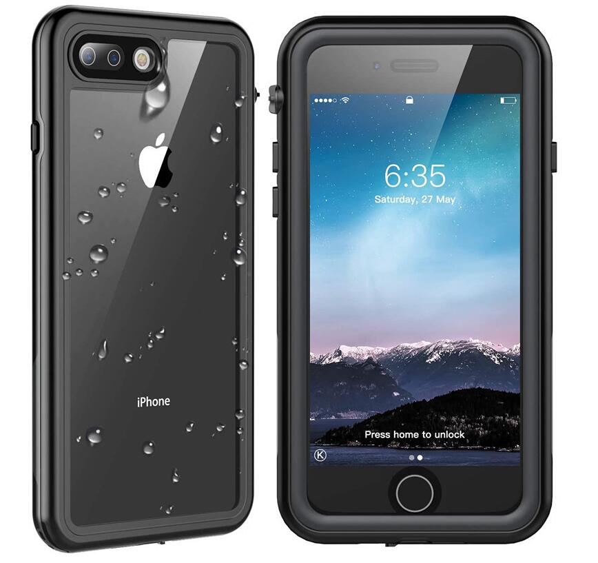 Apple iPhone 8 Plus Case Waterproof Multi-layer Defense Built-in Screen Protector