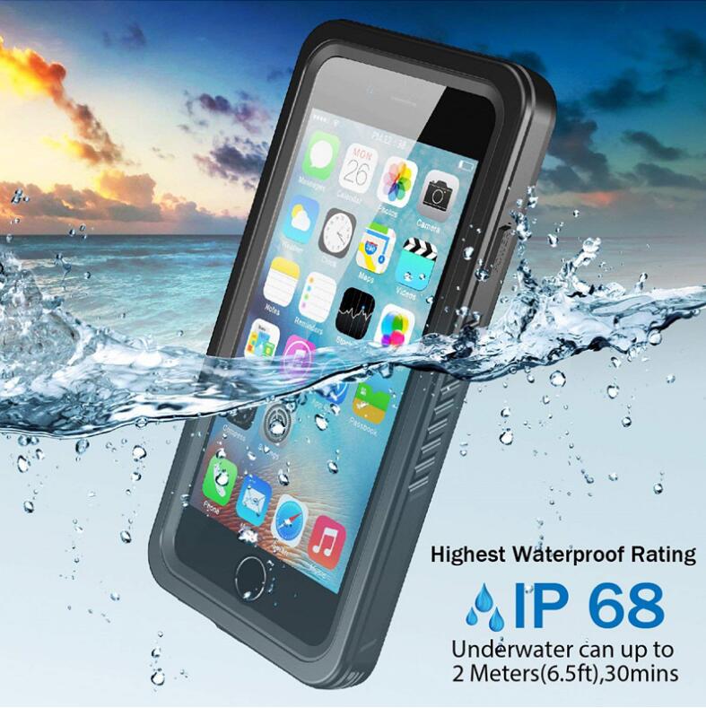 Apple iPhone 7 Plus Case Waterproof 4 in 1 Clear IP68 Certification Full Protection