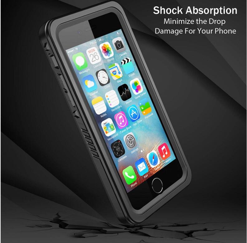 Apple iPhone 8 Plus Case Waterproof 4 in 1 Clear IP68 Certification Full Protection