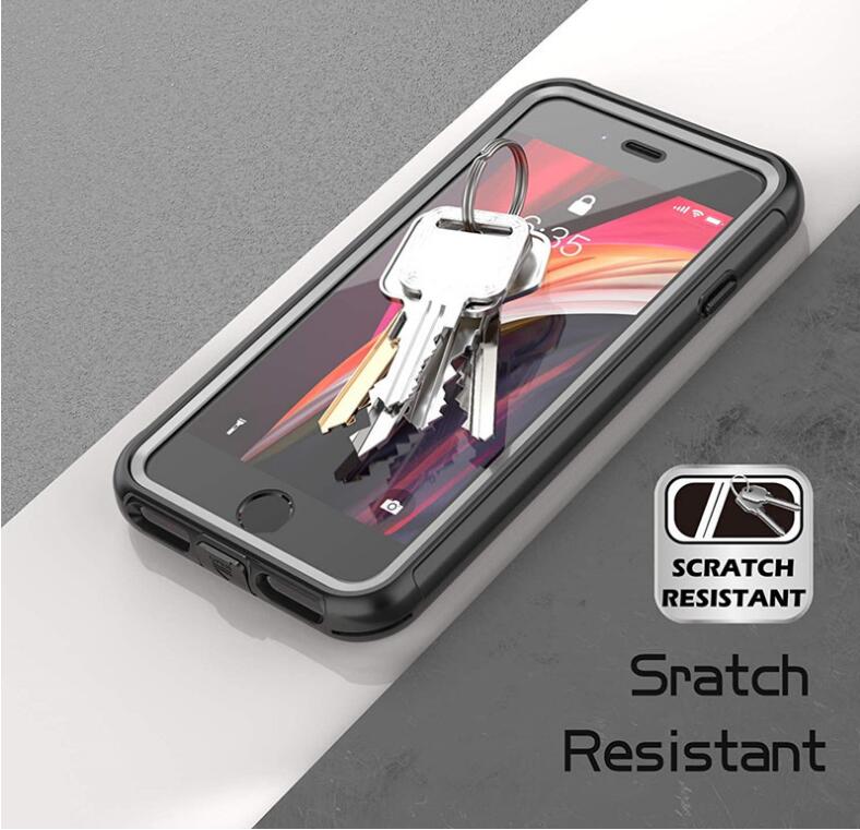 Apple iPhone SE (2020) Case Shockproof Back Matt Transparent Anti-drop 6.6ft Meters