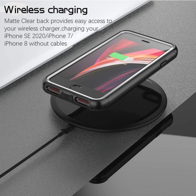 Apple iPhone SE (2022) Case Shockproof Back Matt Transparent Anti-drop 6.6ft Meters