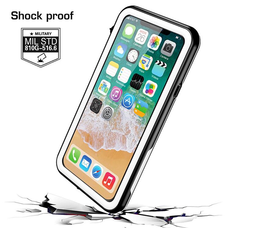 Apple iPhone X Xs Case Waterproof Multi-layer Defense Built-in Screen Protector